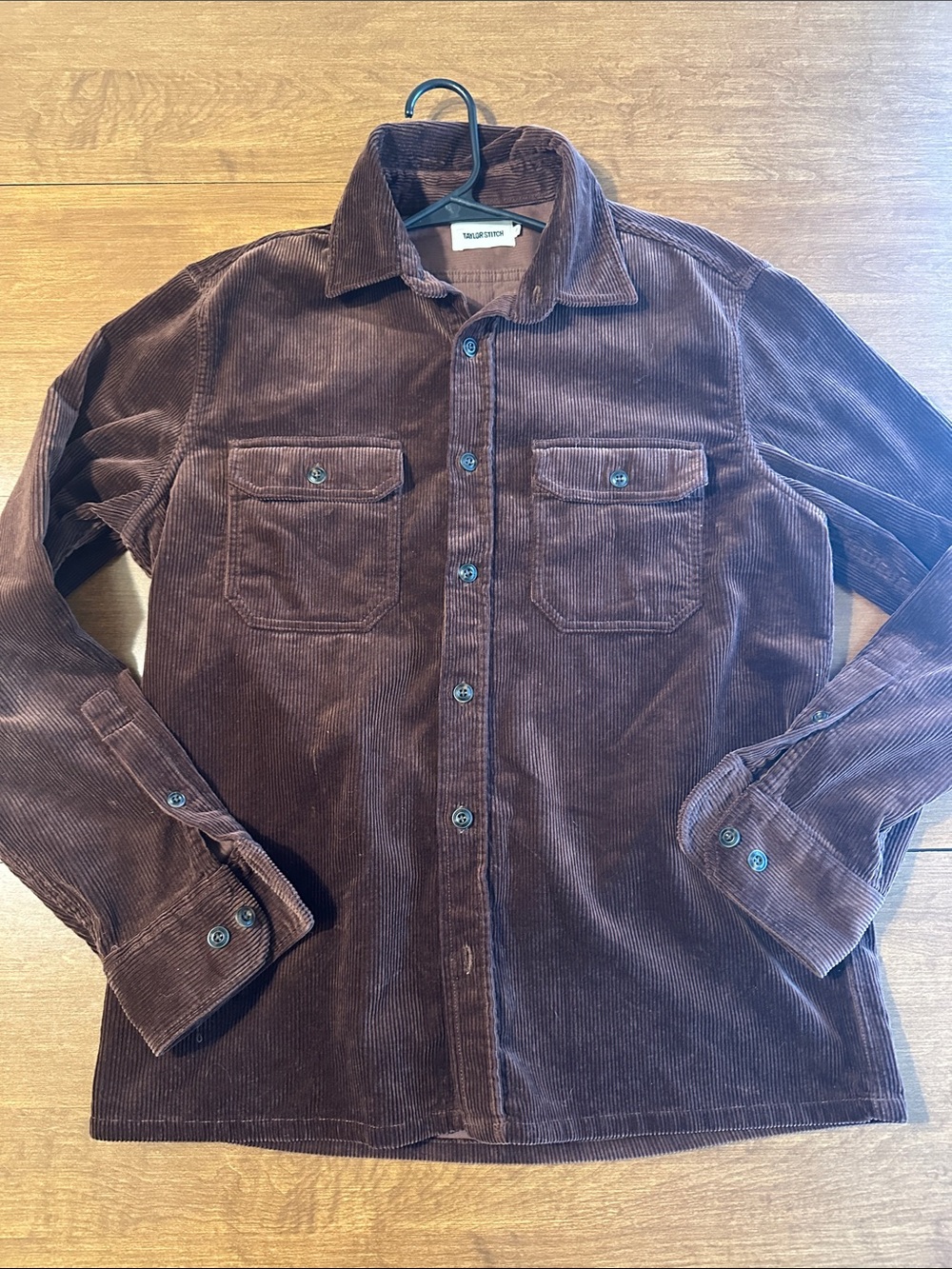 Taylor stitch corduroy shirt burgundy M